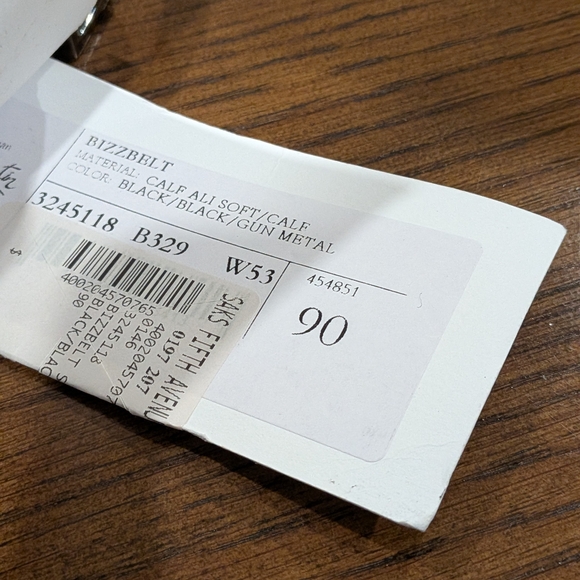 Christian Louboutin Black Leather Belt - Picture 7 of 9